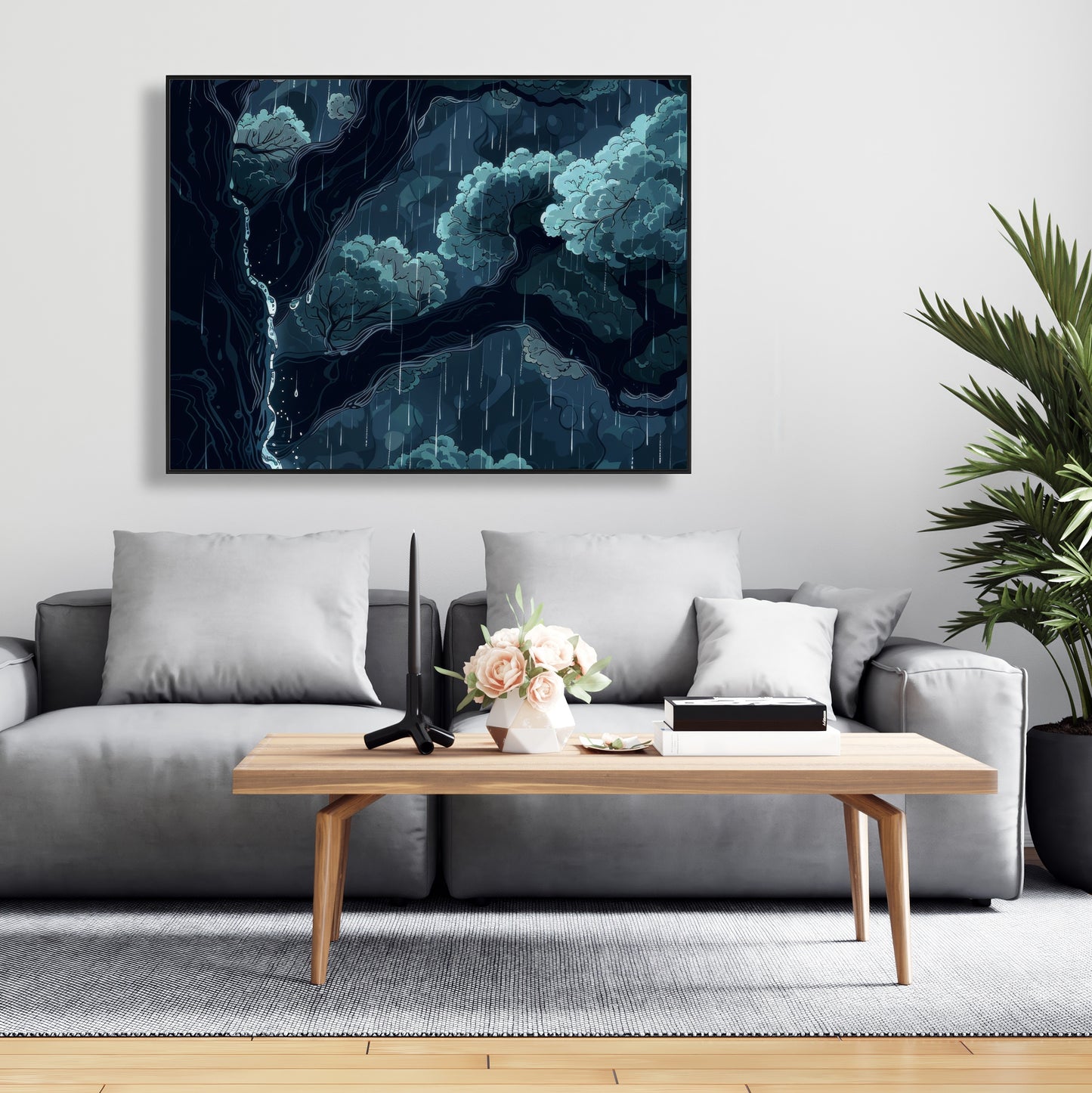 Canopy - 36"x36" Framed canvas