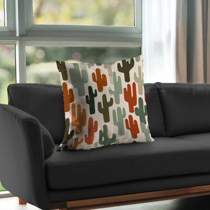 Desert Echoes Throw Pillow - Stylish Poly Twill Home Decor
