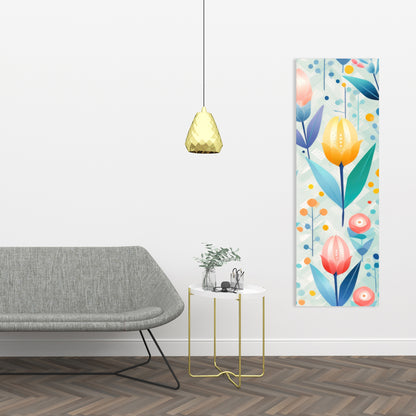 Calming Scents - Orange Canvas for Home Decor | Relaxing Art