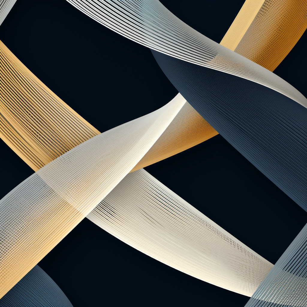 Ropes of Destiny - Gray Canvas Home Decor for Modern Spaces