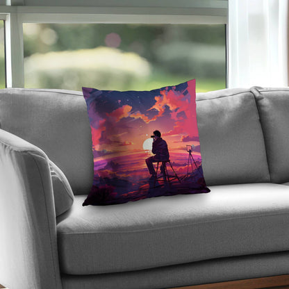 The observer - Throw Pillow