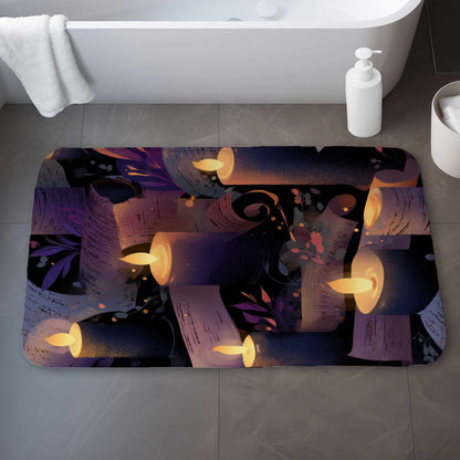 Tapis de bain Chuchotis à la chandelle | Décoration intérieure douillette