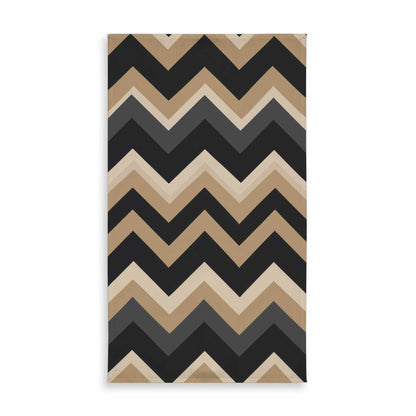 Earth Tone Waves Tablecloth | Indoor Outdoor Home Decor