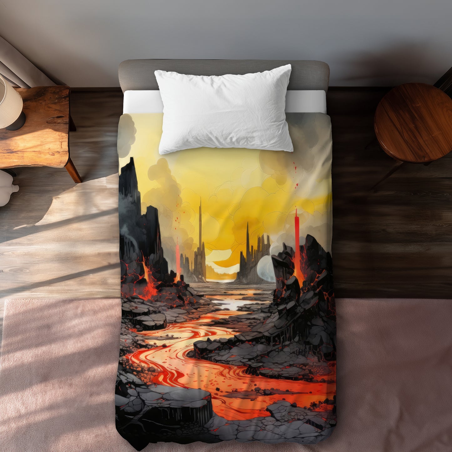 Charred Gray Duvet Cover | Stylish Home Decor Essentials