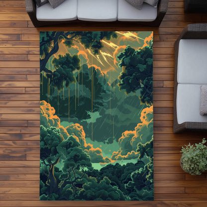 Tapis d'extérieur Drops - Pièce de décoration élégante pour la maison