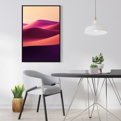 Deep dunes - 36"x36" Framed canvas