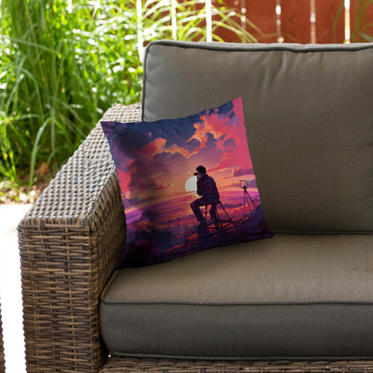The observer - Throw Pillow