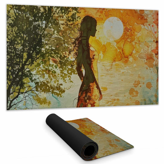 Peaceful Sun Gaming Mat - Stylish Home Decor Play Surface