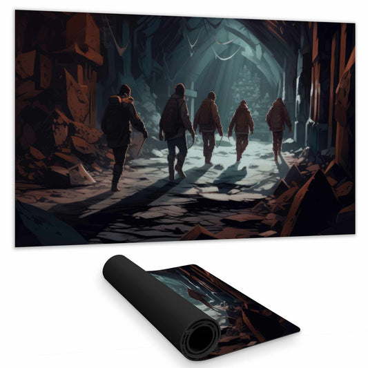 The Catacombs Gaming Mat - Unique Home Decor for Gamers