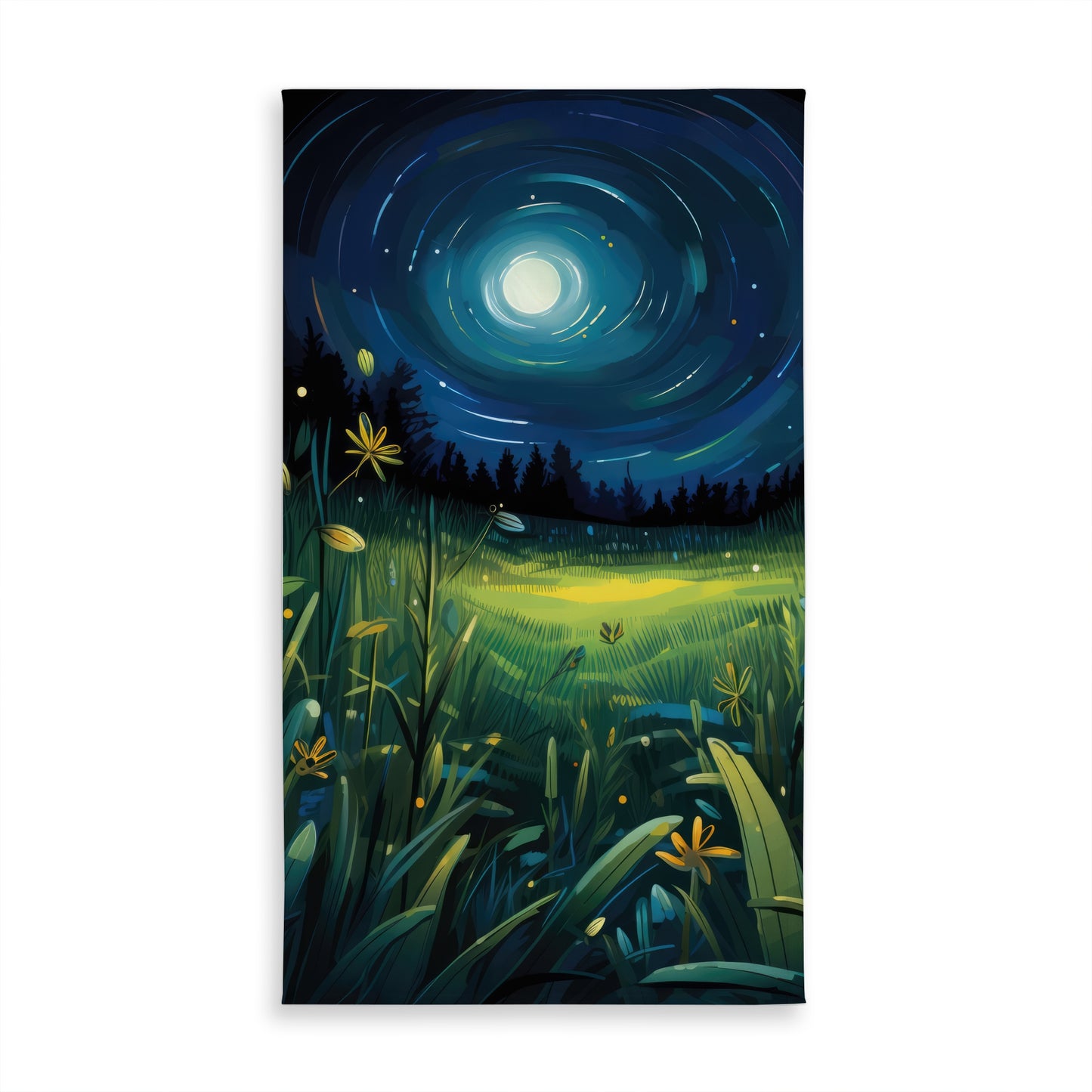 Between grass blades - Green indoor outdoor tablecloth |