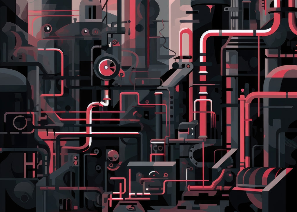 Industrial Empire Gray Indoor Outdoor Door Mat - Home Decor