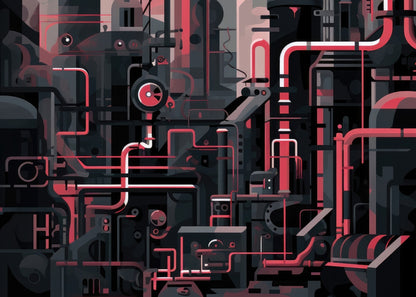 Industrial Empire Gray Indoor Outdoor Door Mat - Home Decor