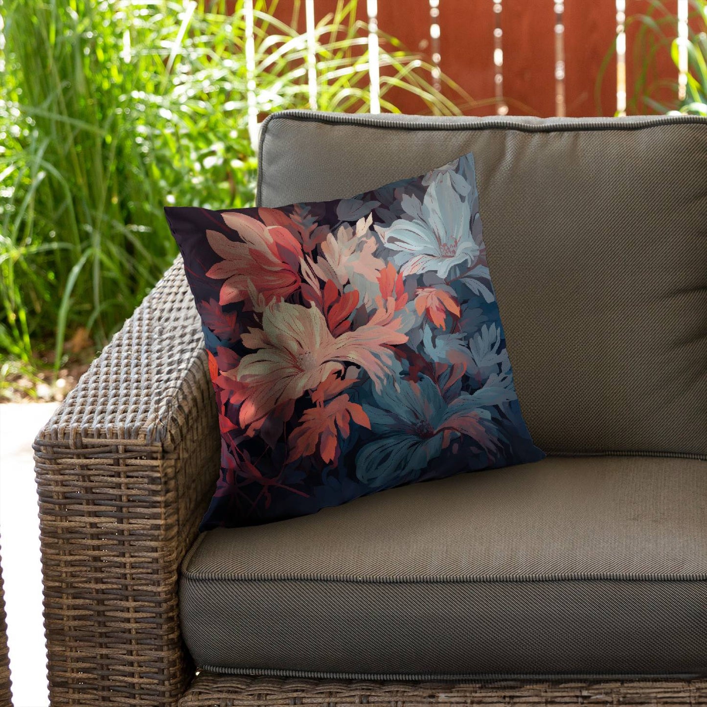 Silent charm - Throw pillow - Print on demand