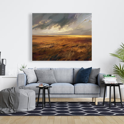 Before the Storm - Gray Canvas Art for Home Decor