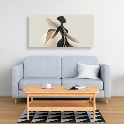 Classy silhouette - 32"x32" Canvas