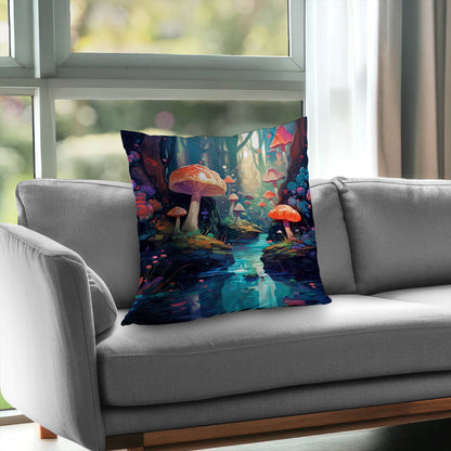 Whimsical forest - Throw Pillow
