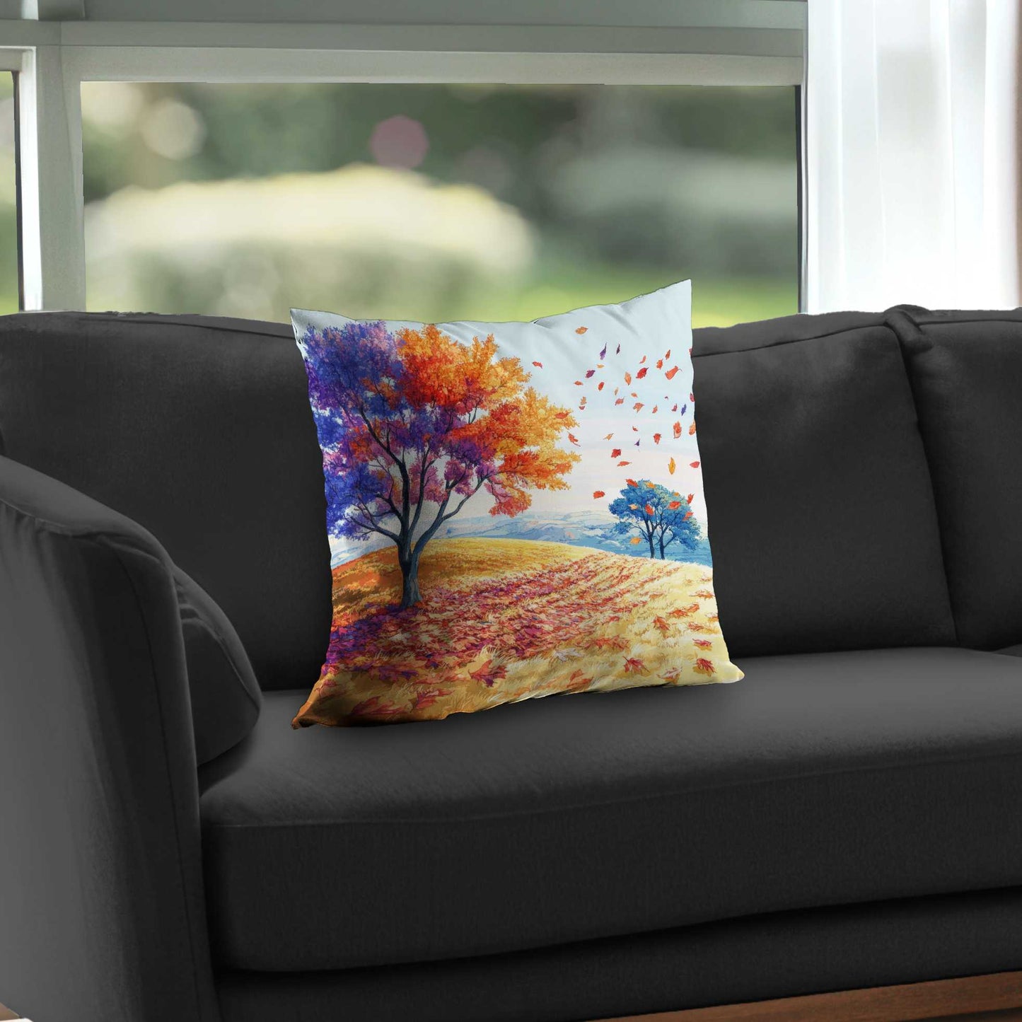 Coussin décoratif en sergé de polyester Brise printanière - Accessoire de décoration intérieure