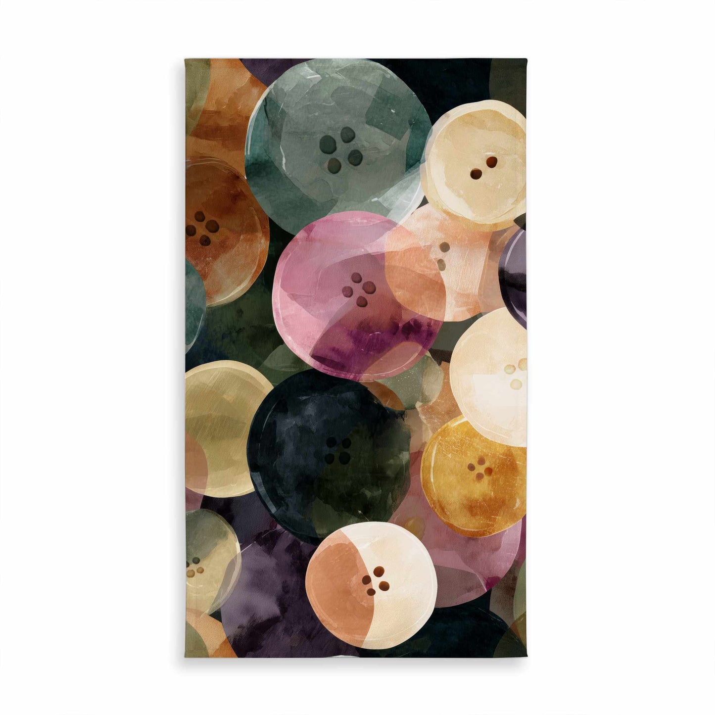 Nappe Boutons Colorés Décor Intérieur Extérieur