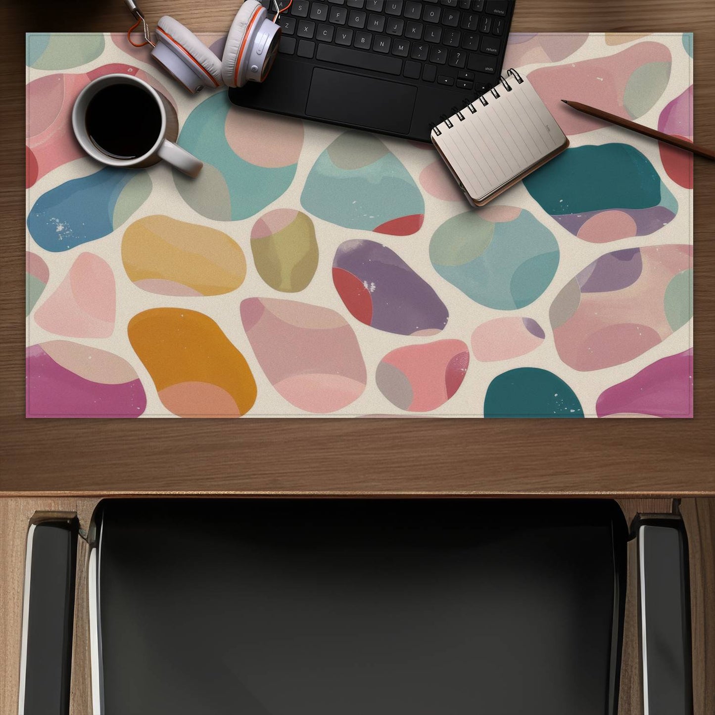 Dots and bops - Desk mat - Print on demand