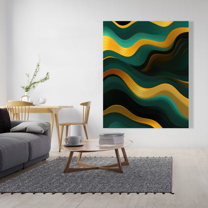 Golden harmony - 32"x32" Canvas