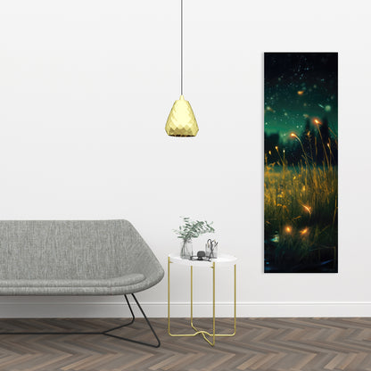 Light in the Dark - Black Canvas Wall Art for Home Decor