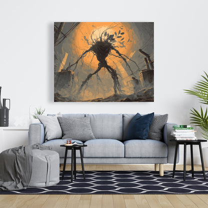 Final warning - 24"x24" Canvas