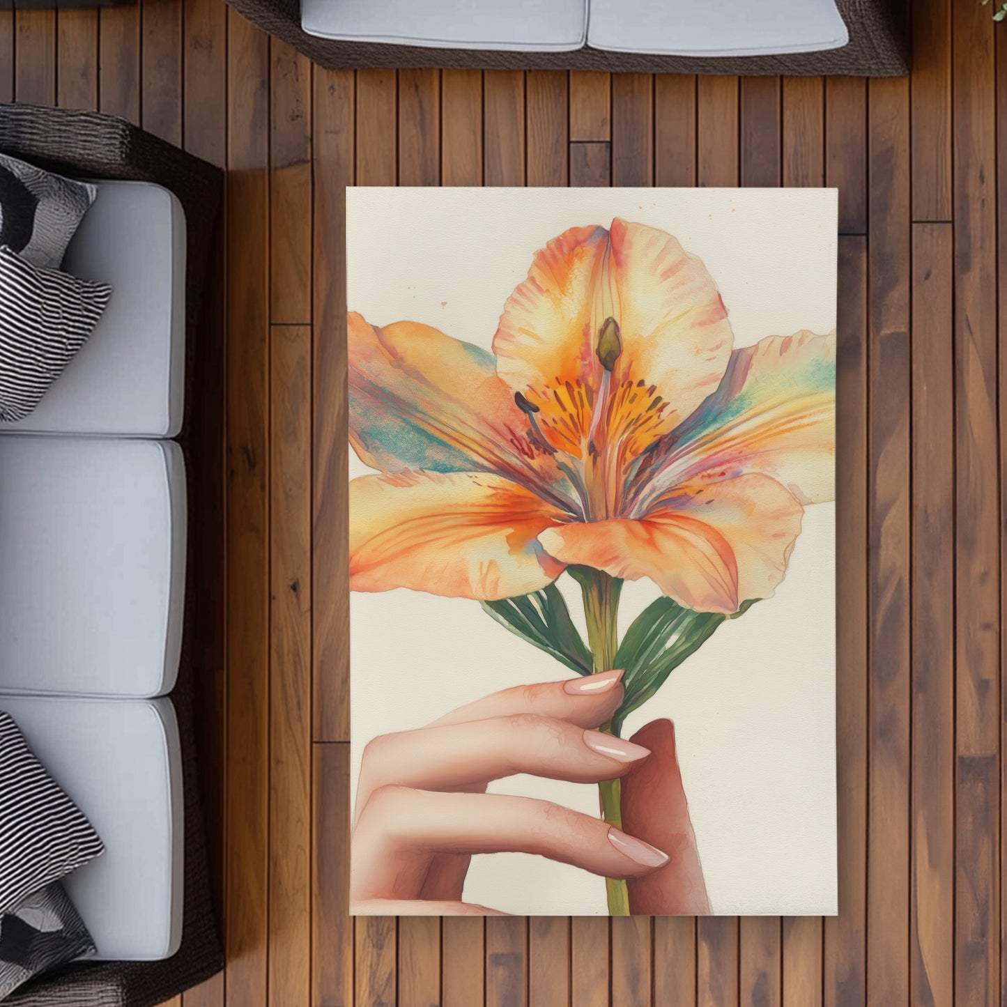 Ahold Beige Outdoor Area Rug | Stylish Home Decor Addition