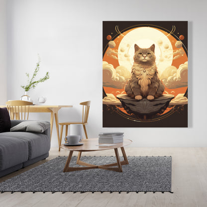 The overlord - 32"x32" Canvas