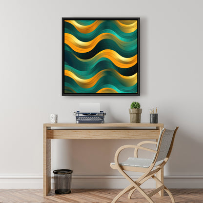 Voluptuous - 36"x36" Framed canvas