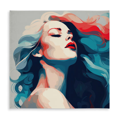 Beauty at its purest - Blue Indoor Outdoor Tablecloth for