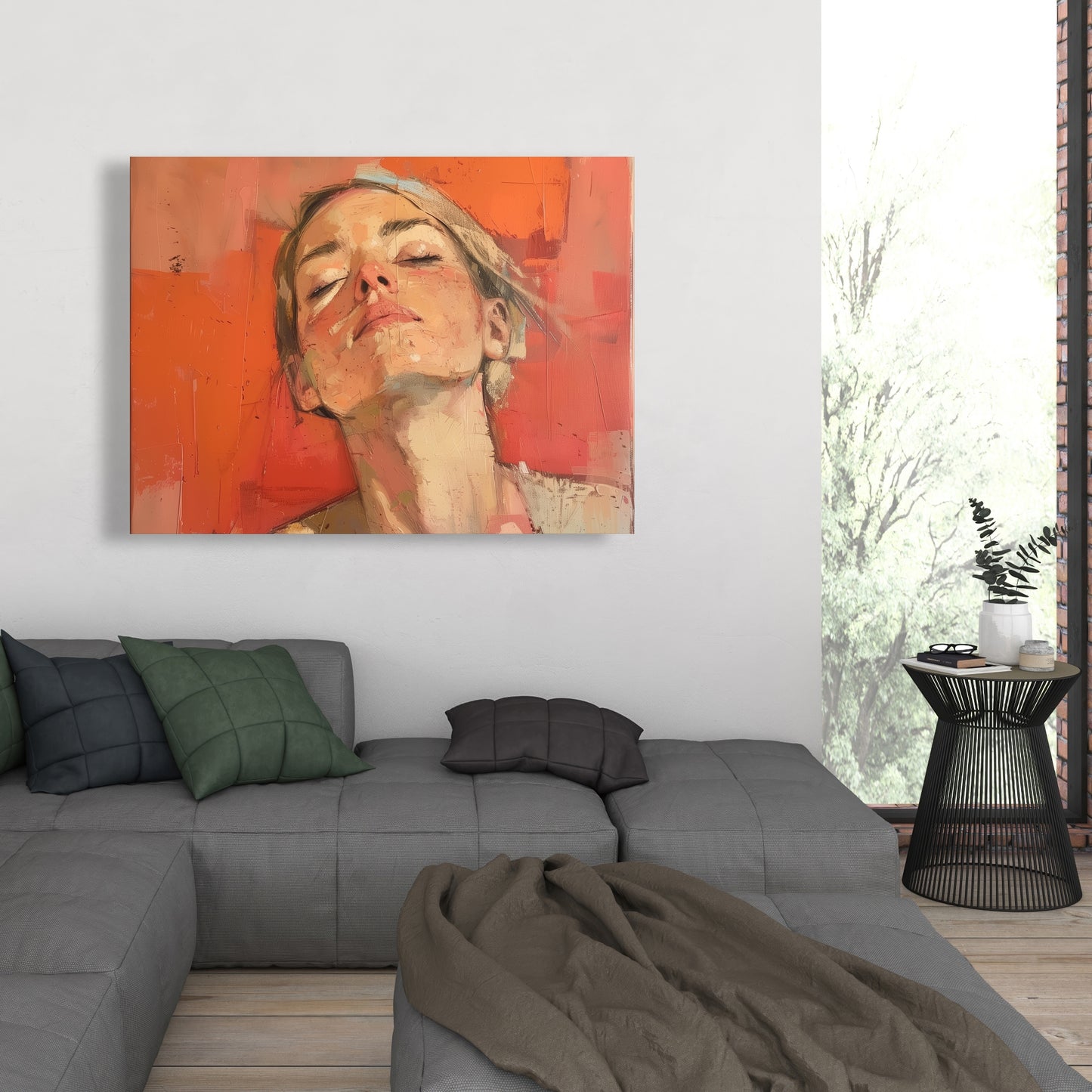 Relief - Pink Canvas Art for Stylish Home Decor Solutions