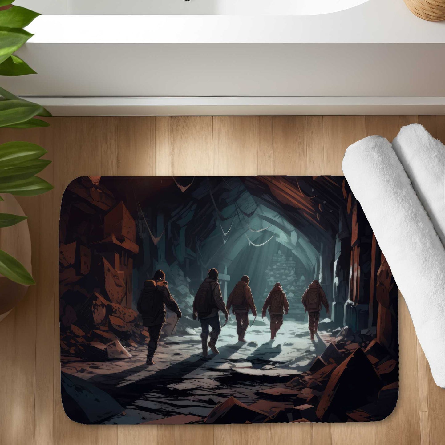 Le tapis de bain Catacombes - Tapis élégant pour la décoration intérieure