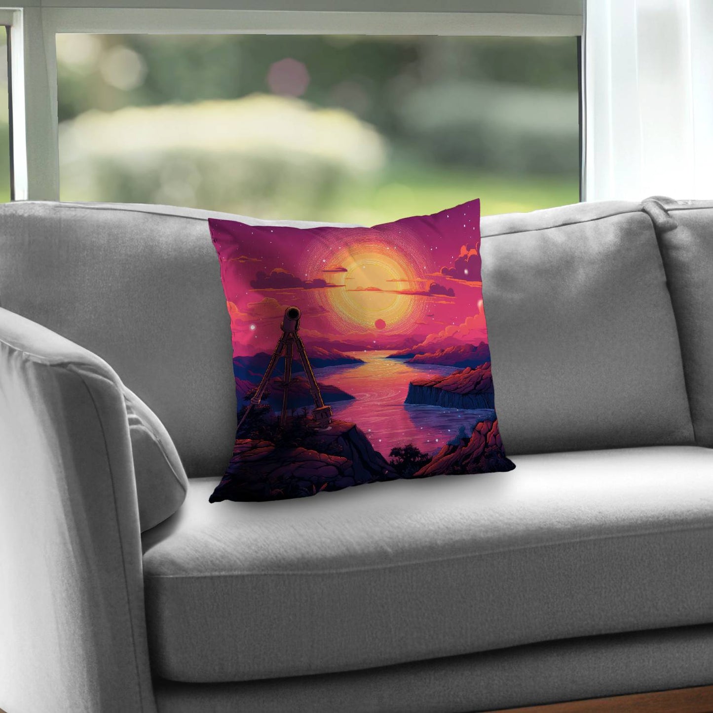 Skybound - Throw pillow - Print on demand