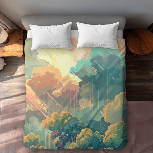 Crystal winds - 88"x88" Duvet Cover