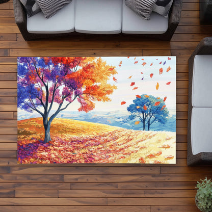 Spring Breeze White Outdoor Area Rug - Stylish