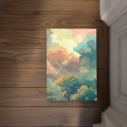 Crystal Winds Beige Indoor Outdoor Door Mat | Home Decor