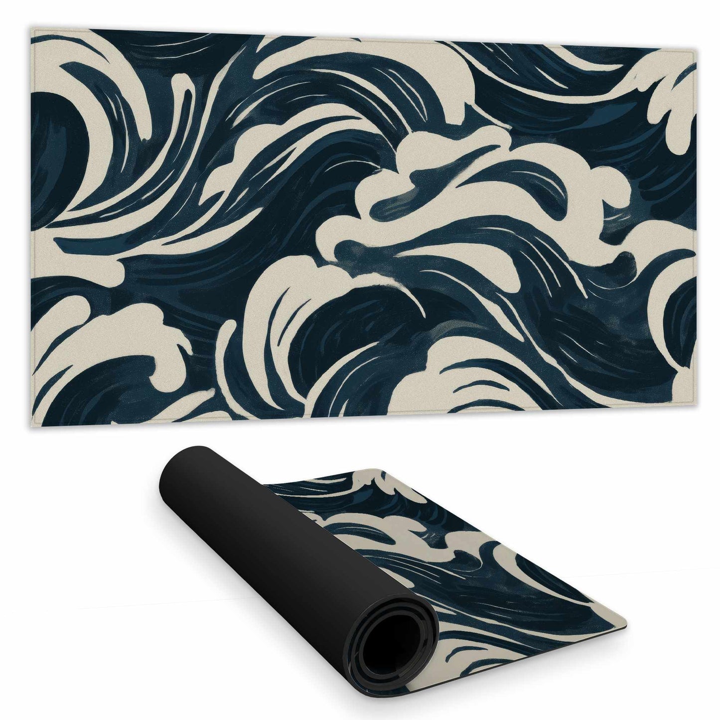 Midnight Ocean Flow Desk Mat | Stylish Home Decor Accessory