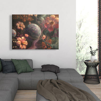Flower space - 32"x32" Canvas