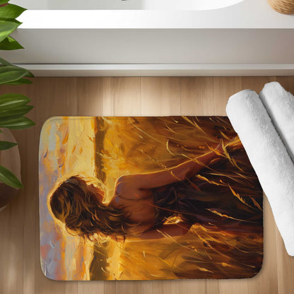 Warm Field Bath Mat | Cozy, Stylish Home Decor Rug