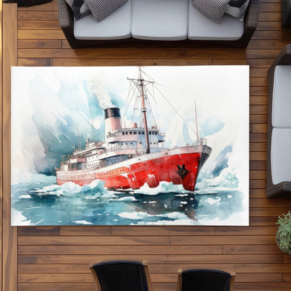 Icebreaker White Outdoor Area Rug - Stylish Home Decor