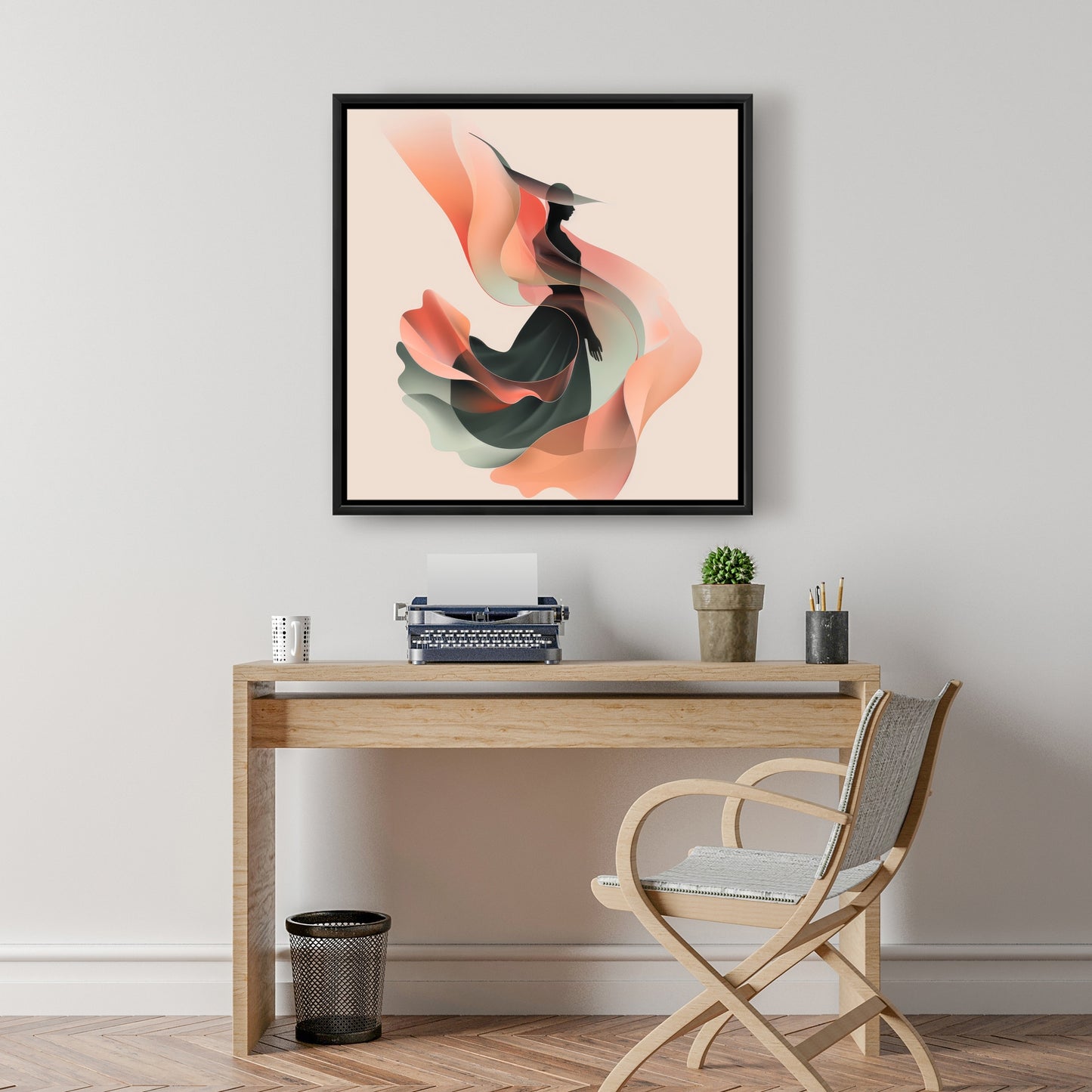 Elegance - Pink Framed Canvas Art for Home Decor | Stylish Decor