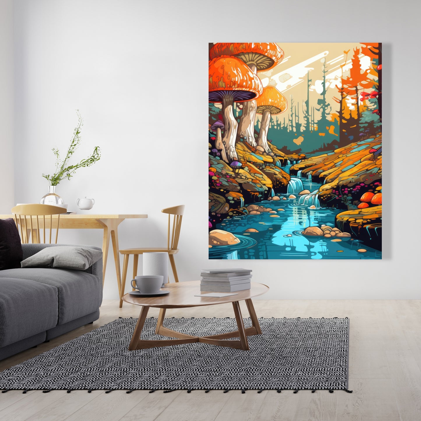 Wisdom Inbound - Red Canvas Art for Stylish Home Decor