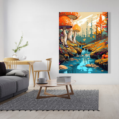 Wisdom Inbound - Red Canvas Art for Stylish Home Decor