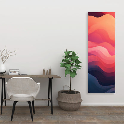 Ethereal Smoke - Pink Canvas Art for Elegant Home Decor
