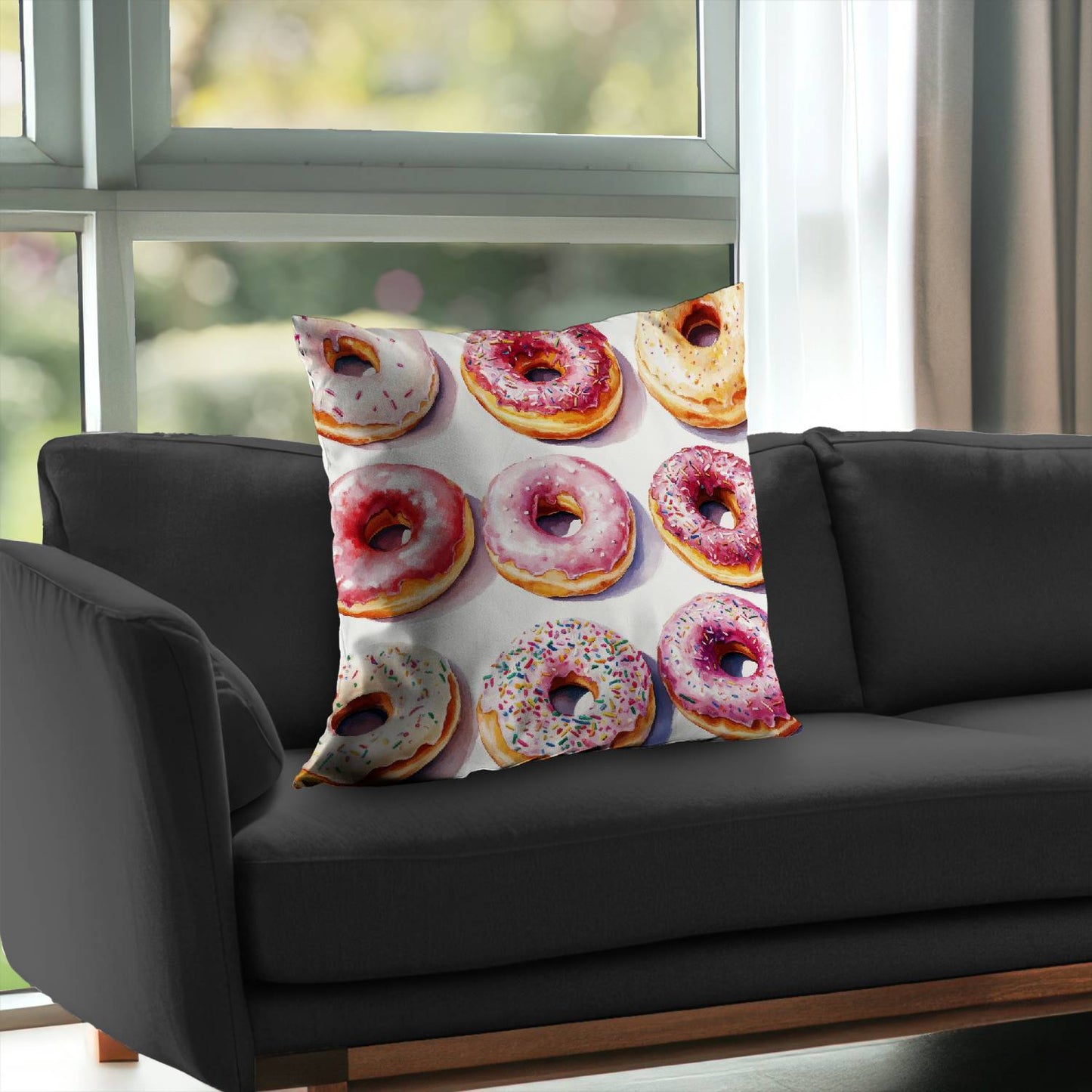 Yummy Poly Twill Throw Pillow - Stylish Home Decor Accent