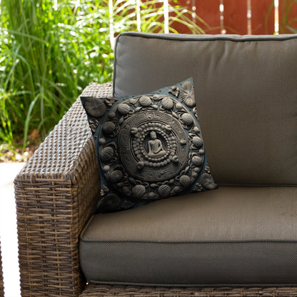 Spiritual peace - Throw Pillow