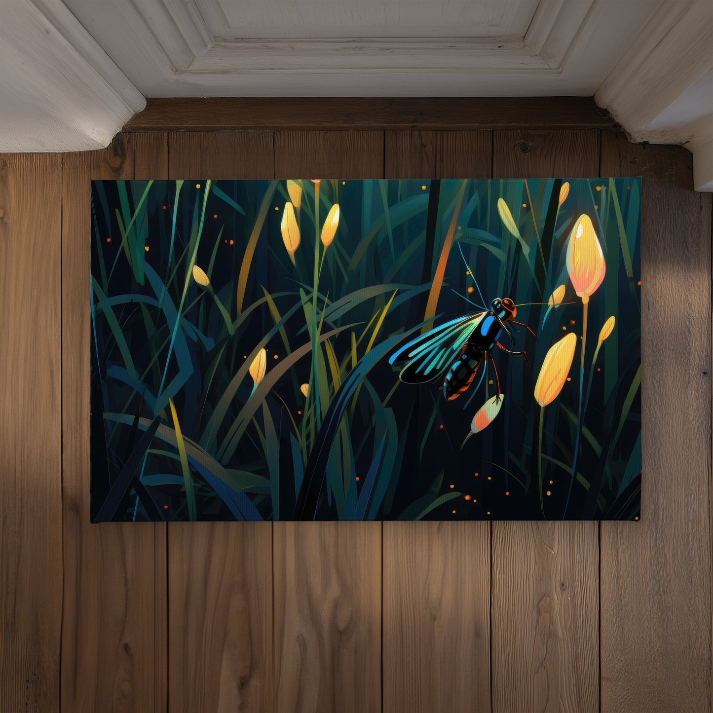 Appealing Yellow Indoor Outdoor Door Mat - Decor Essentials