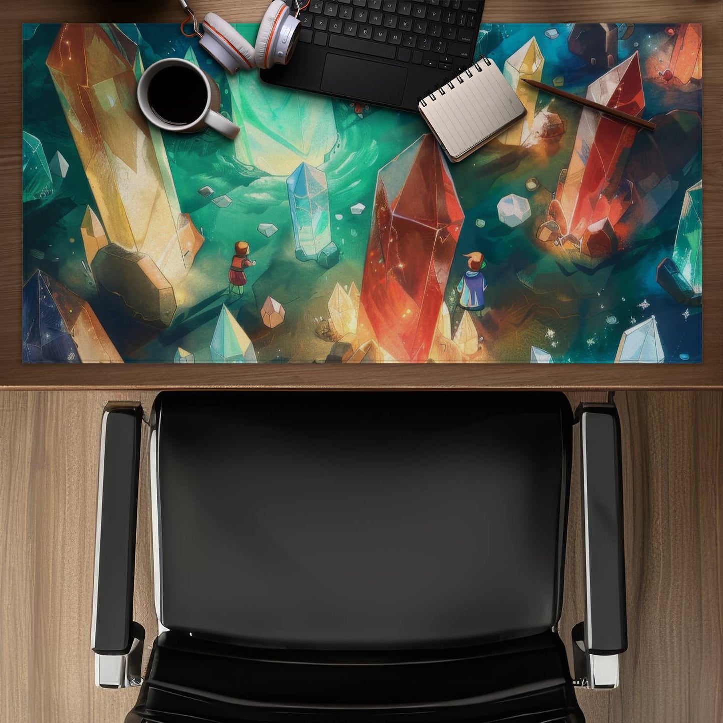 The quest - Desk mat - Print on demand