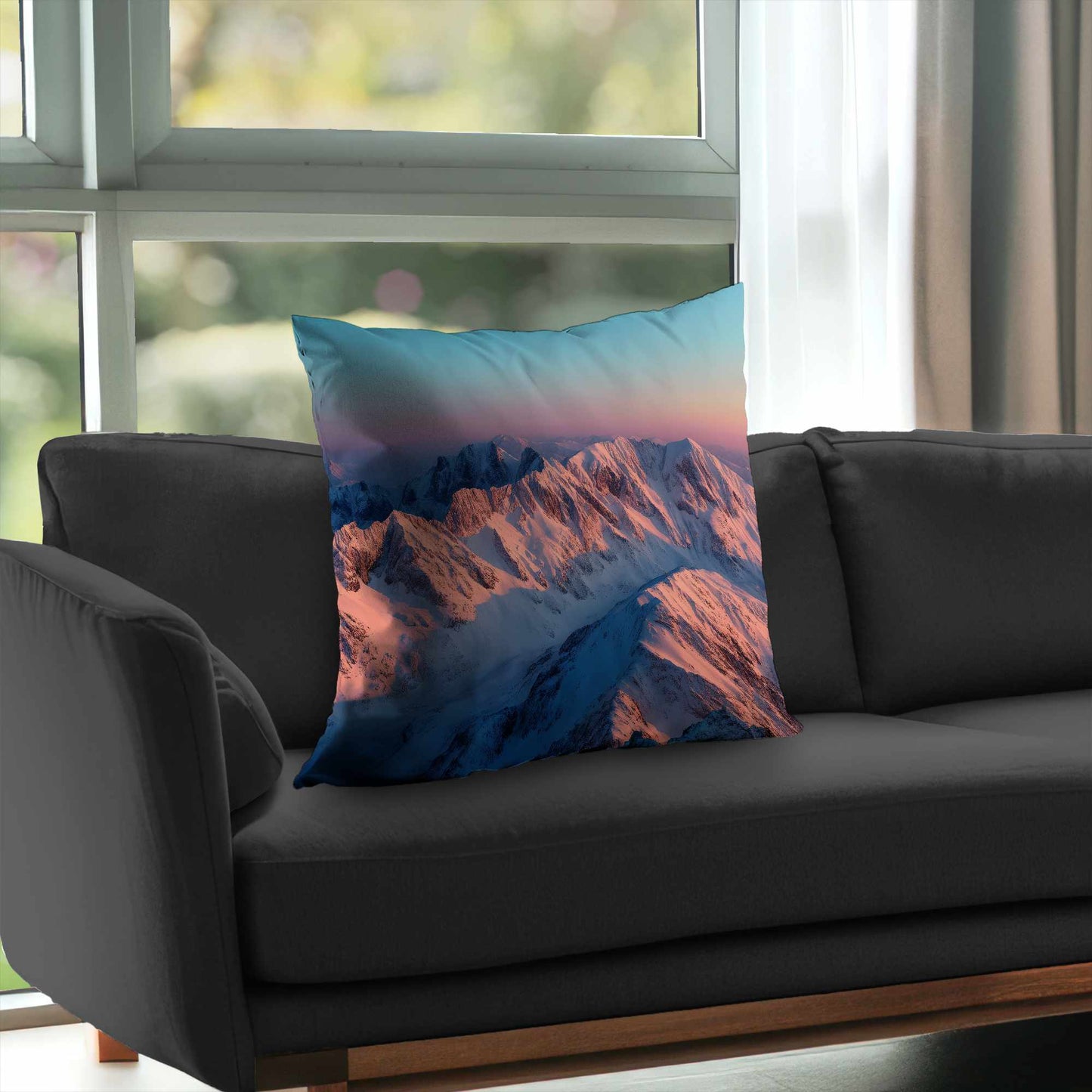 Sunny Peaks Poly Twill Throw Pillow | Home Decor Accent
