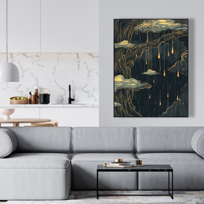 Goopy - 36"x36" Framed canvas